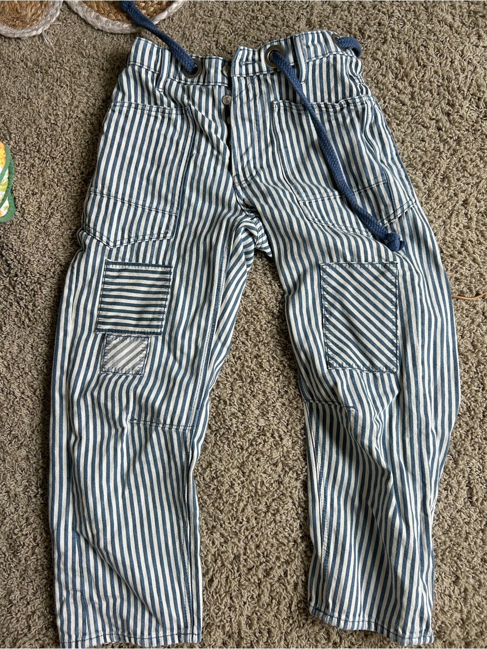 Free People Striped Jeans
